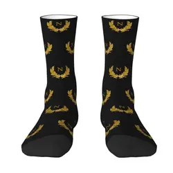 Napoleon Bonaparte-Chaussettes Unisexes Imprimées en 3D pour Homme et Femme, Style Français Kawaii