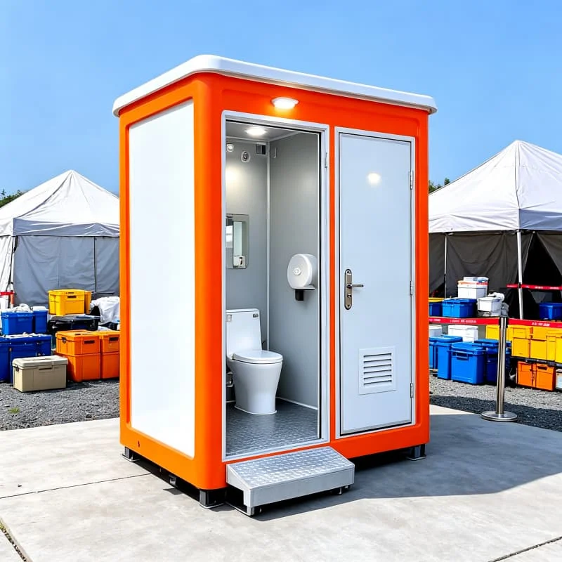 Demountable Container Toilet 20ft Prefab Restroom Quick Assembly for Park Event Camping Customized High  Quality Hot Sale