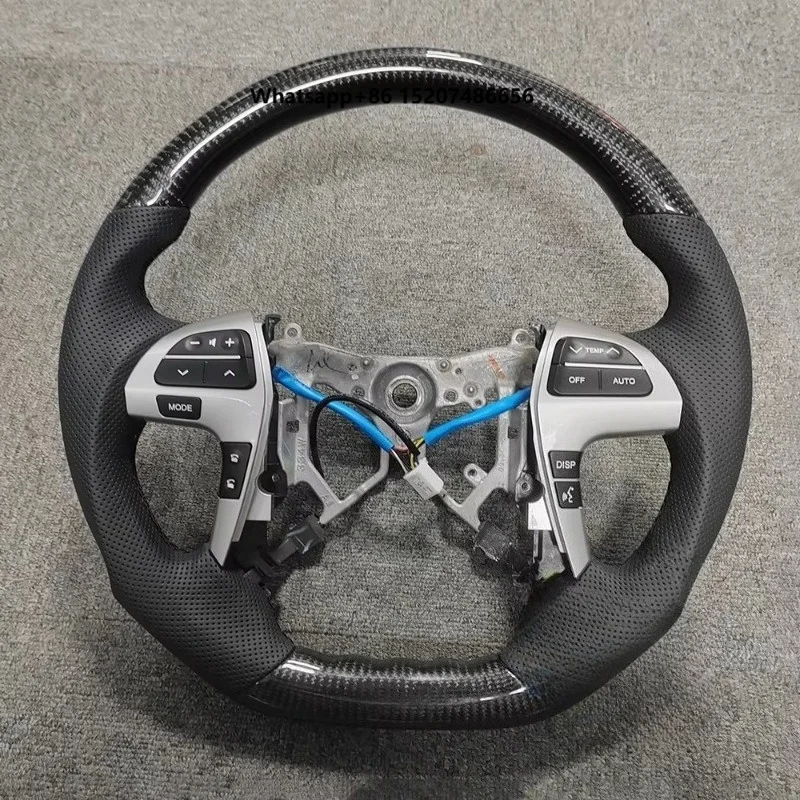 Custom for  TRD SE XSE LED Carbon Fiber Steering Wheel for 2026 2021 2024 2019 2015 2026 2009 2010 2025 2008