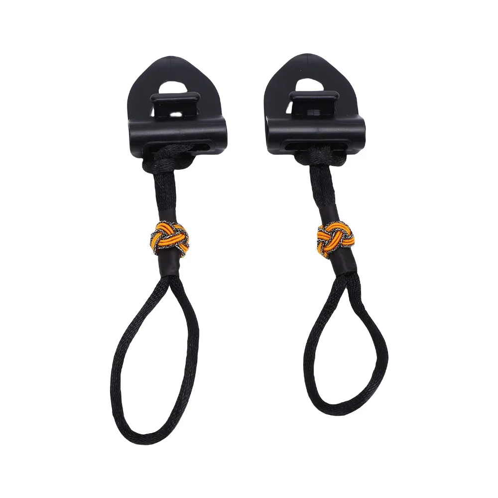 2PCS Professional Anti-Slip Guitar Strap Locks PC+Silicone Base Black Quick Locking Strap Locks Strap Lock System For Guitar