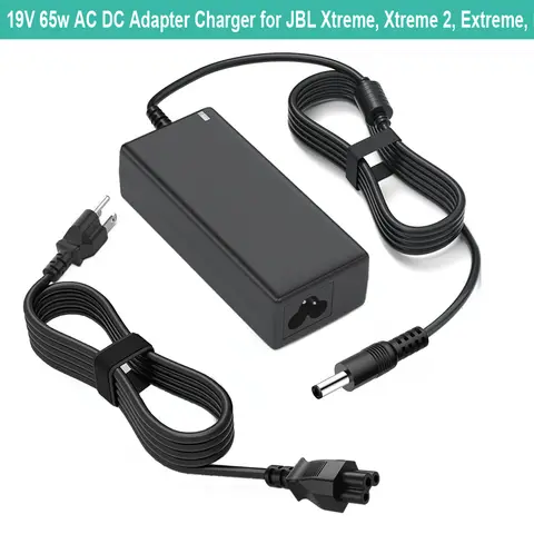 Caricabatterie 19V 65W per altoparlanti Bluetooth wireless JBL Xtreme/JBL Xtreme/JBL Xtreme 2 / JBL Xtreme 2 Sostituzione edizione speciale