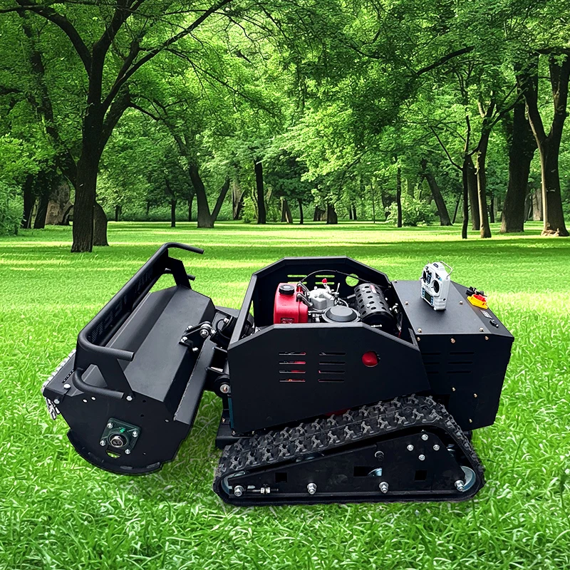 

Customized High Power Diesel Field Mower Cutting Width 80cm 120cm for Farm Orchard Dam Industrial Control Crawler Mower
