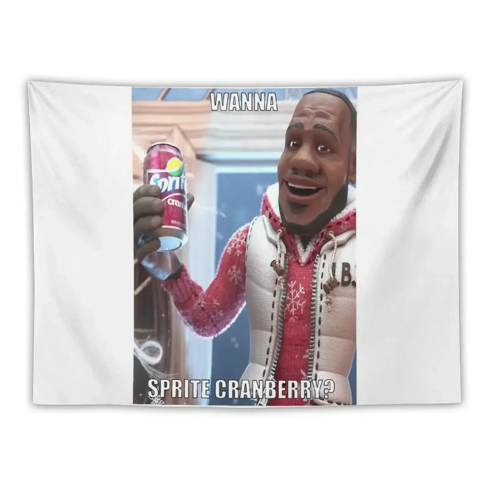 Sprite Cranberry - Wanna Sprite Cranberry Tapestry Wall Carpet Decor For Room Tapestry