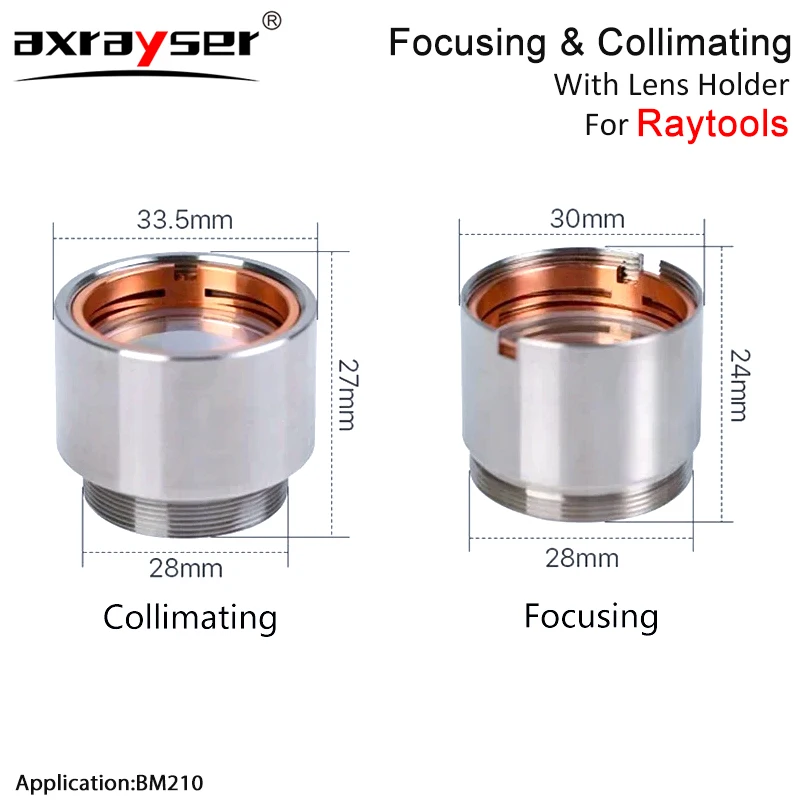 Imagem -04 - Cabeça de Corte da Fibra de Raytools com Suporte Lente Focalizando do Laser F100 F125 F150 F155 F200 Bm06k Bt240 Bm110 Bm111 Bm114 Bm115