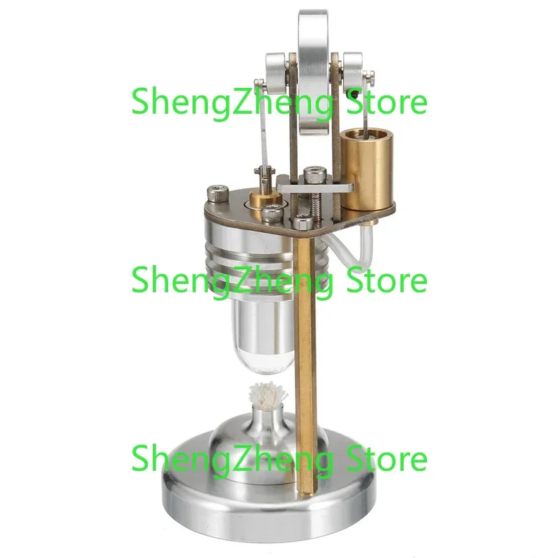 Mini Hot Air Stirling Engine Motor Model Electricity Generator Educational Toy