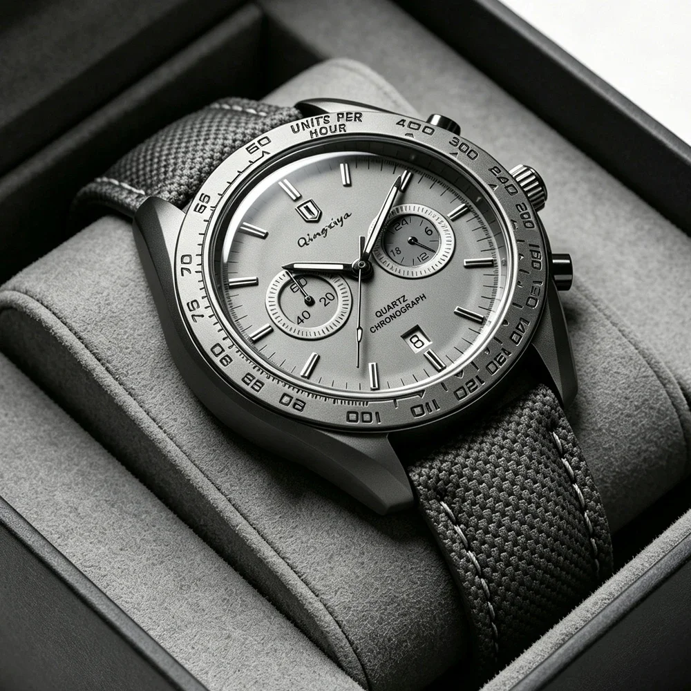 Fashion Casual Men Quartz Watch with Auto Date Chronograph Waterproof Sport Relogio Masculino