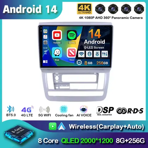 Android 15 Carplay Auto Radio Für Toyota Alphard 2002-2011 Audio Multimedia Video Player GPS Navigation Kopf Einheit Stereo 2din DVD