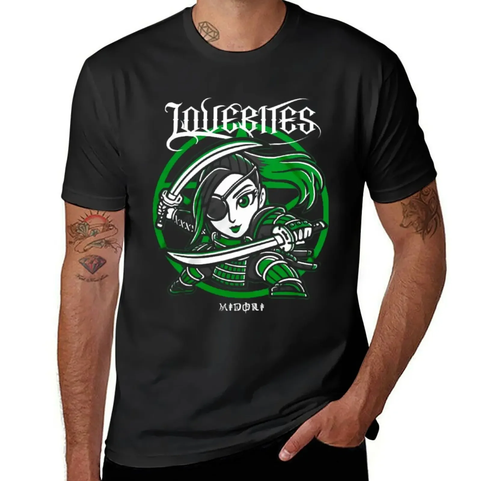 

LOVEBITES T-Shirt Blouse summer top Short sleeve tee T-shirt men