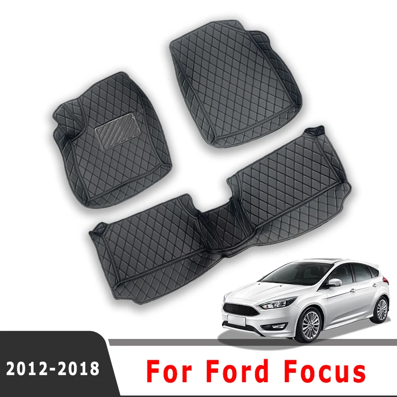 

Автомобильные коврики, ковры в багажник для Ford Focus 2012 2013 2014 2015 2016 2017 2018, автомобильные аксессуары для интерьера, замена транспортных средств