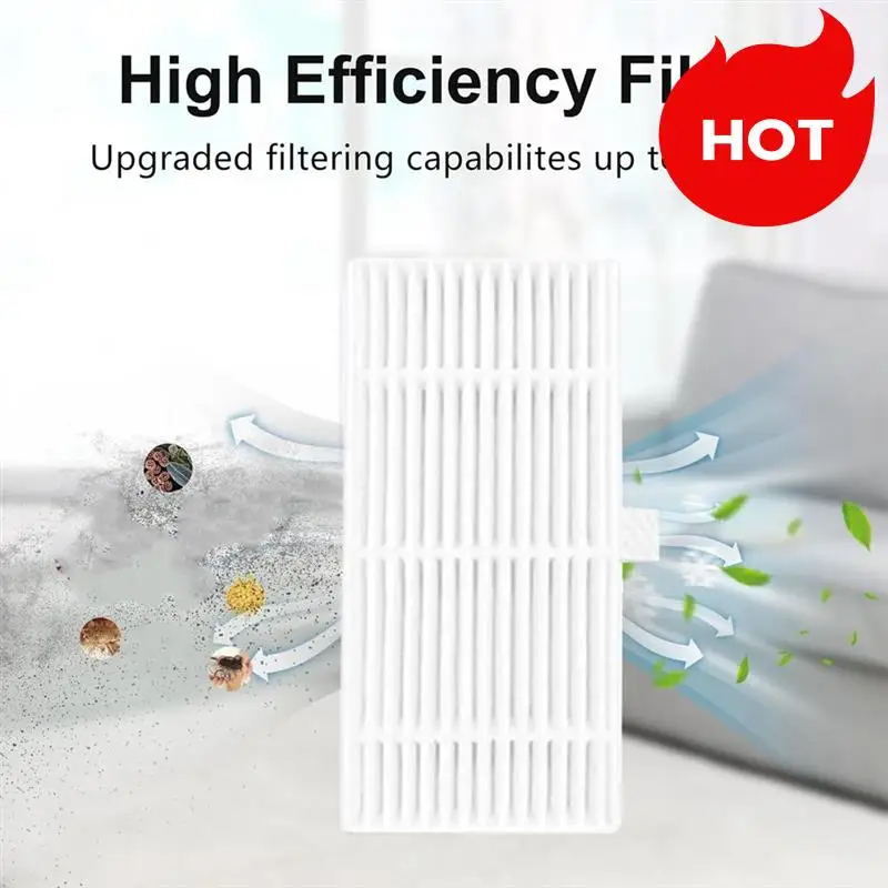 A01V-13PCS استبدال أجزاء ل Eufy Omni C20 جهاز آلي لتنظيف الأتربة الملحقات فرشاة رئيسية فلتر HEPA كيس لجميع الغبار فرشاة جانبية