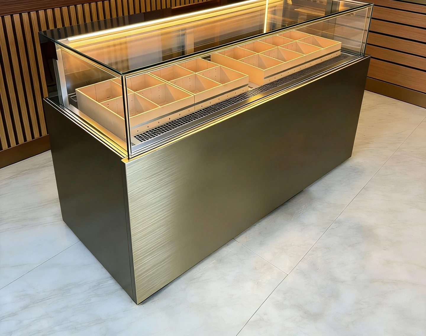 

Constant temperature and humidity cigar display cabinet 1.5 meters 2000 storage compressors