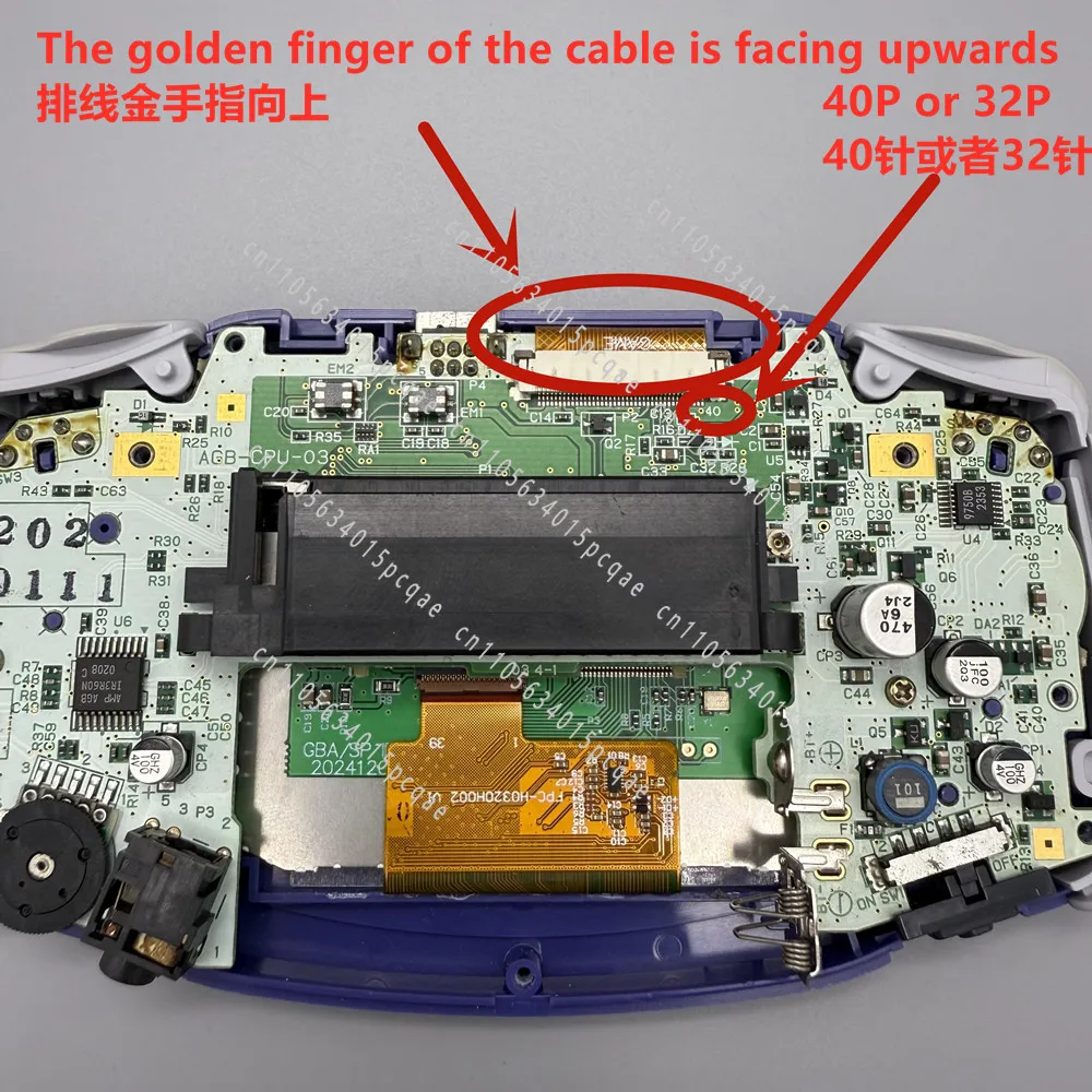 GBA IPS LCD with Special Shell 2025 3.0 Inches Laminated