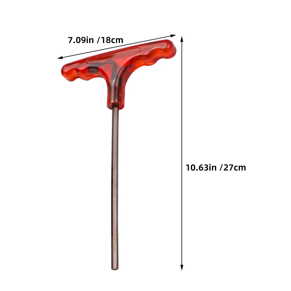 10 مللي متر T-نوع الداخلية عرافة وجع S2 المواد دائم ارتداء مقاومة ألين المفك أداة إصلاح ألين وجع مفتاح المفك #6