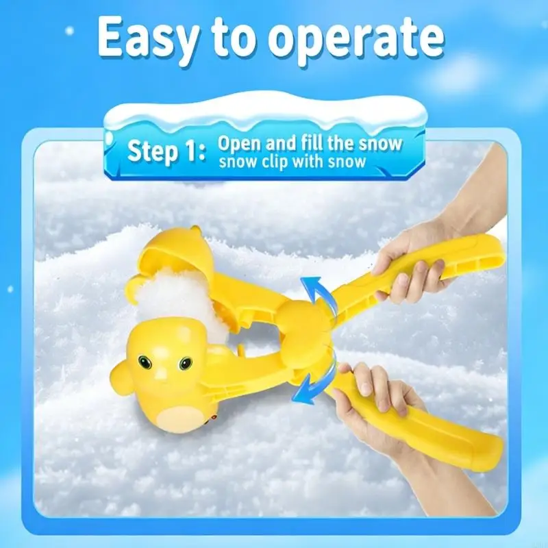 

Создатель снежков в форме динозавра, зажим для снежков для детей, зимние зимние мероприятия, семейный сбор, веселье A2UB