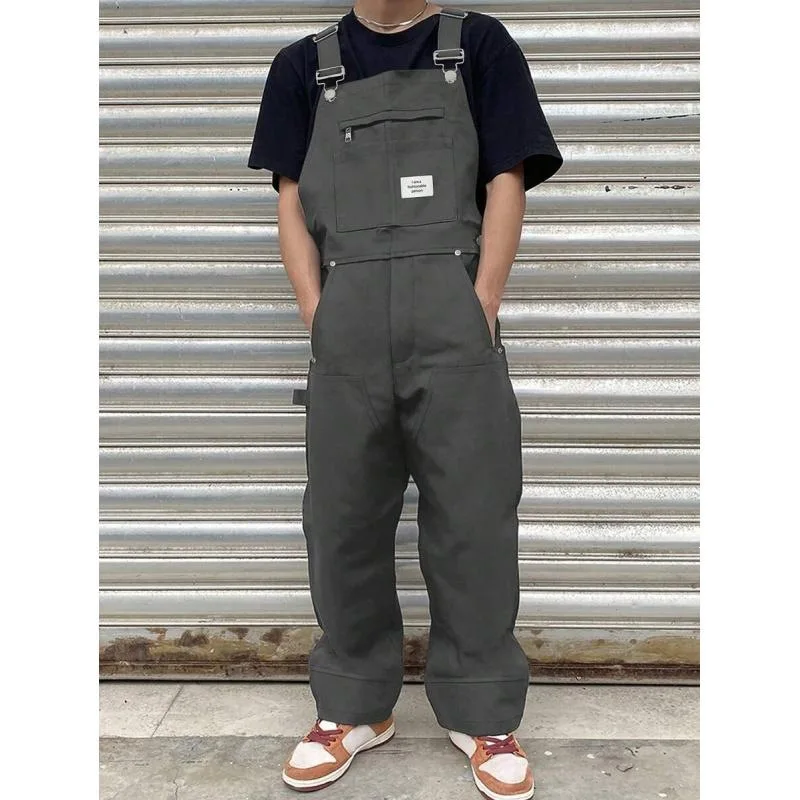 

X 91534 Multi Pocket Tool Jumpsuit Low Waist Five-Quarter Length Spring 2026 Ladies' Overall Low Waist Other Fabric