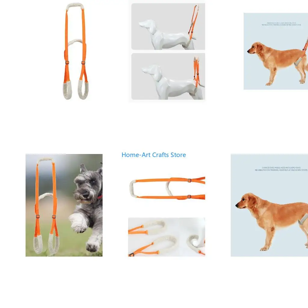 Y3NA Dog Lift Harness Rear Support for Weak Back Legs Help for Old, Disabled Dogs