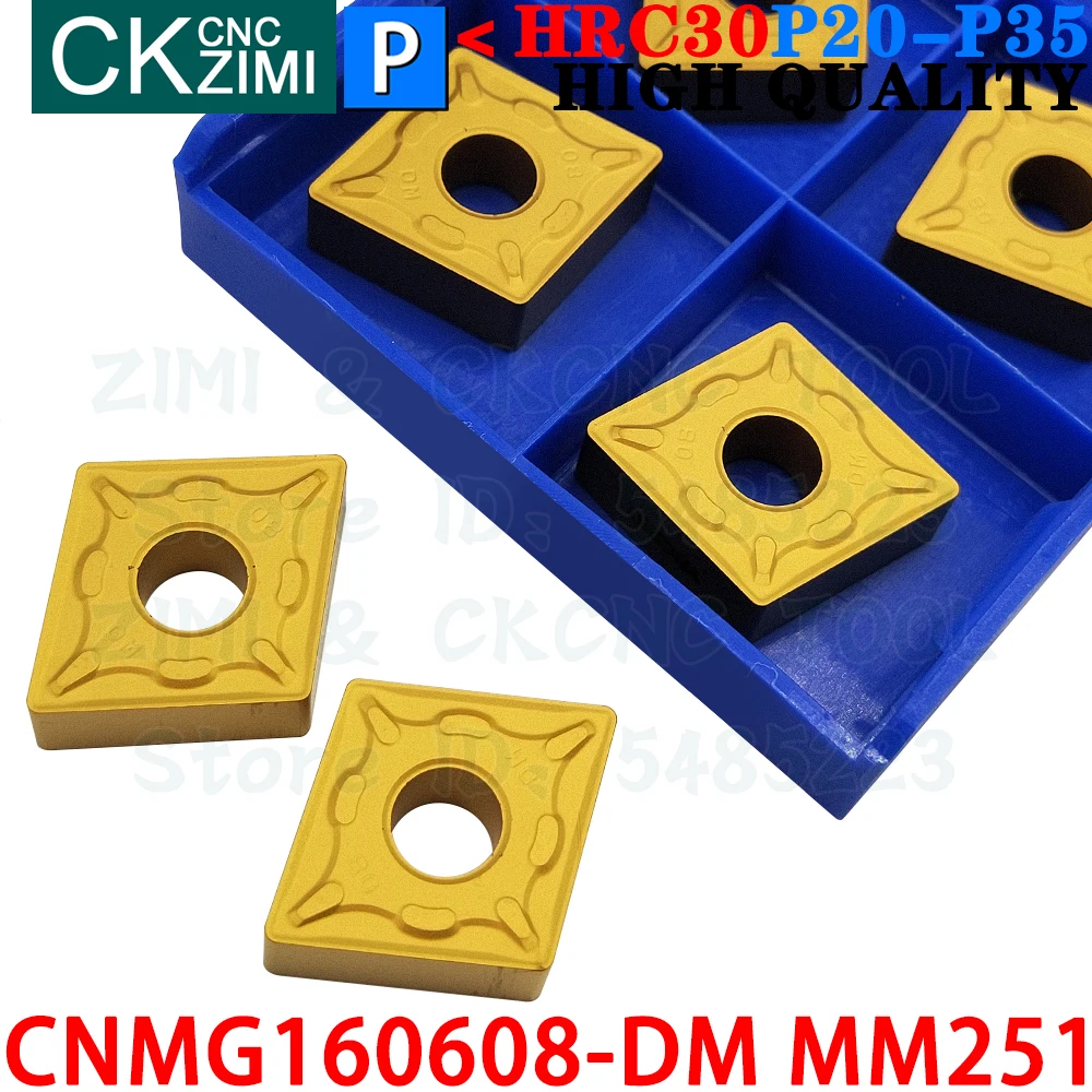 CNMG160608-DM MM251 CNMG160608 DM MM251 超硬インサート外部旋削インサート工具 CNMG542 CNMG1606 CNMG 1606 DM CNC機械金属旋盤旋削切削工具