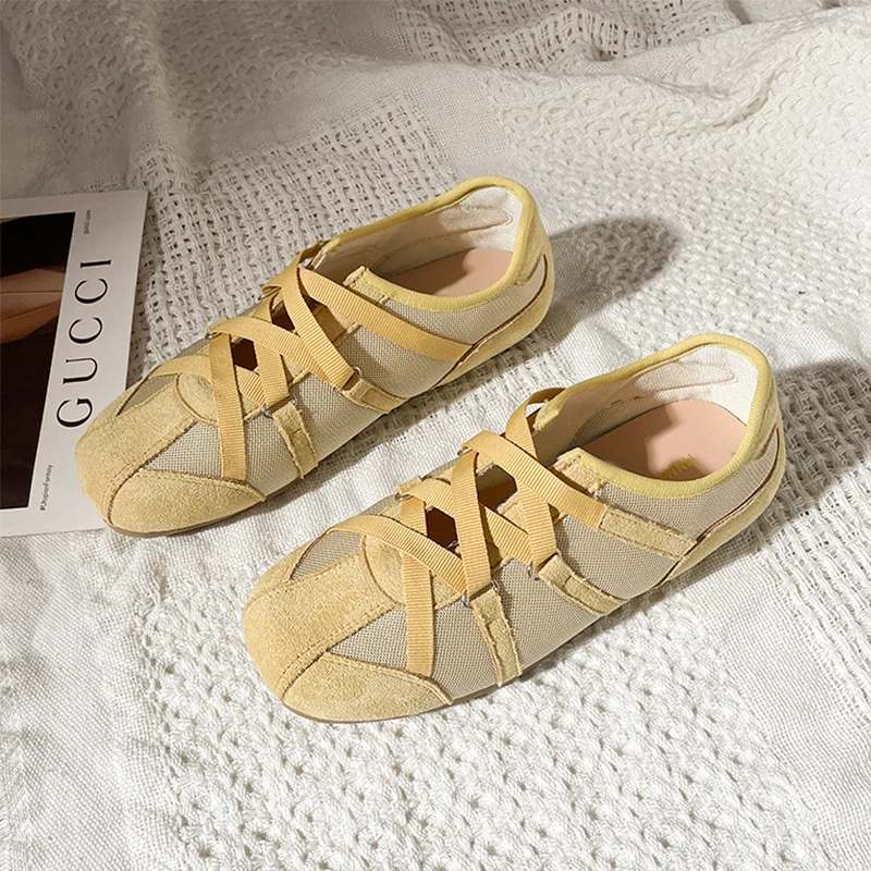 

Women Mesh Sneakers Flats Sport Shoes Casual Summer Loafers Sandals 2025 Designer New Breathable Running Hiking Mujer Zapatos