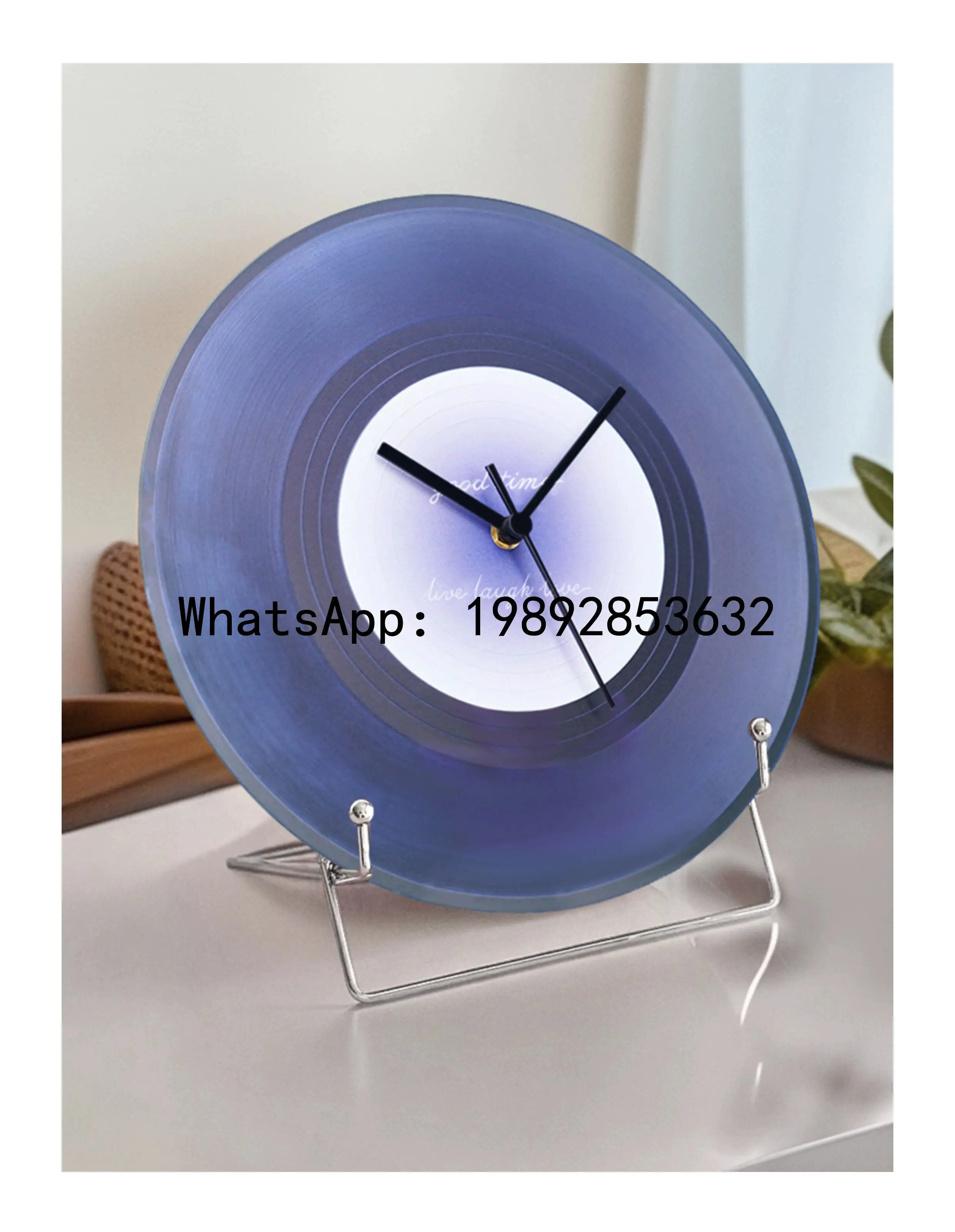 

Zb sunset vinyl record clock pendulum - vintage table clock diy bar cafe wall clock
