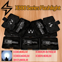 SureFir X300/X300UH-B/X300V/XH35 X300 Ultra Tactical Flashlight White LED Glock Hanging Lamp Fit 20MM Rail Aluminum X300 Series
