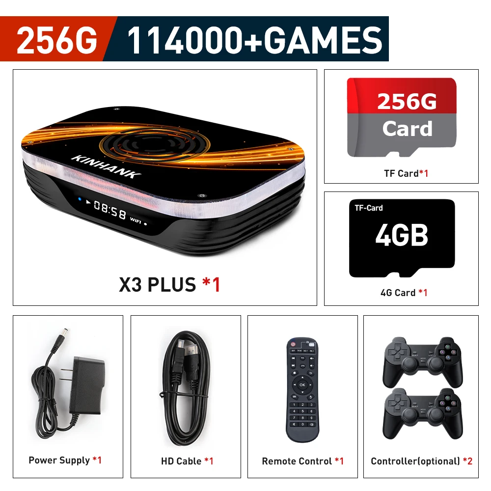 

NEW Super Console X3 Plus Retro Video Game Consoles For PS1/PSP/DC/N64/MAME S905X3 4K/8K Android TV Box With 114000 Classic Game