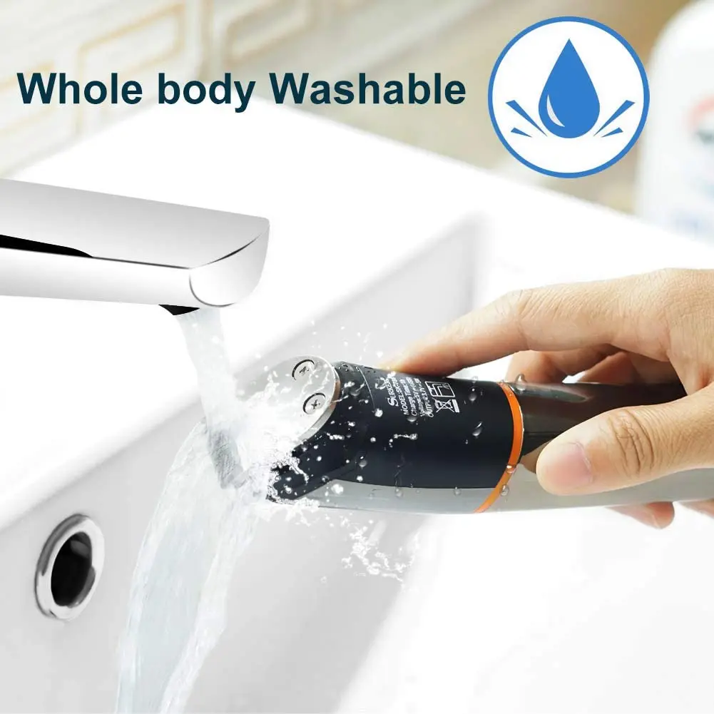 الكل في واحد اللحية الشعر المتقلب للرجال أدوات للعناية الشخصية الحاجب الجسم المتقلب ماكينة حلاقة مقص الشعر الكهربائية مقاوم للماء قابلة للشحن