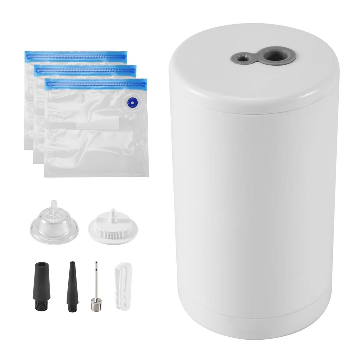 HOT Wireless Dual-Purpose Air Pump for Food Air Extraction & Inflation Vacuum Machine,Food Saver Bags for Vacuum Sealer B