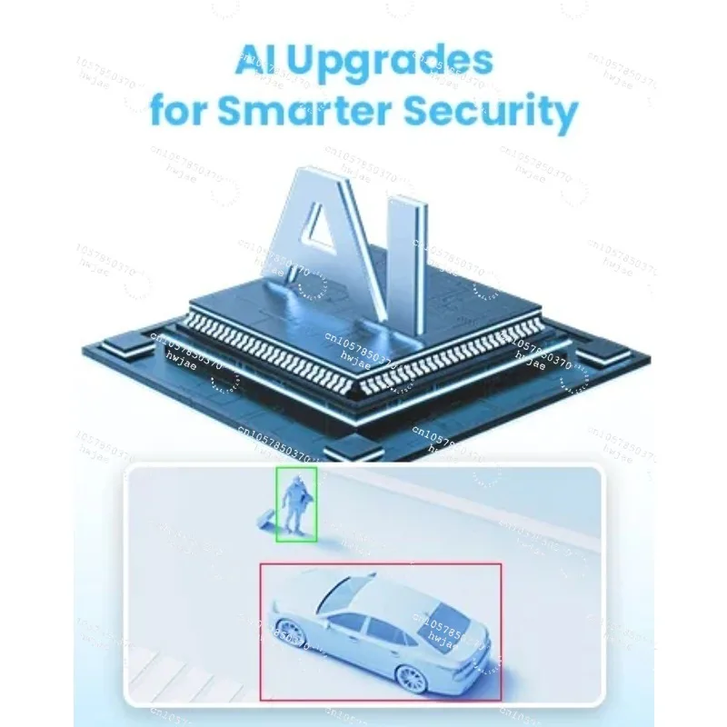 8MP Person Vehicle Detection, Two Way Audio, Color Night Vision, Light & Sound Alerts, Weatherproof Add-on Camera