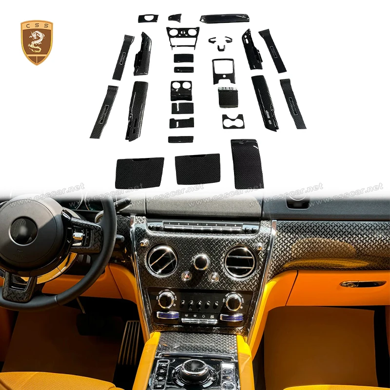 Car Door Sill Scuff Threshold Guard Plate Welcome Pedal For Rolls-Royce Cullinan BB Style Replacement Center Control Inner Kits