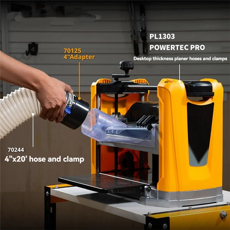 Переходник для трубного шланга Адаптер для сбора пыли Быстроразъемное соединение для фитингов для сбора пыли в мастерской-A77G