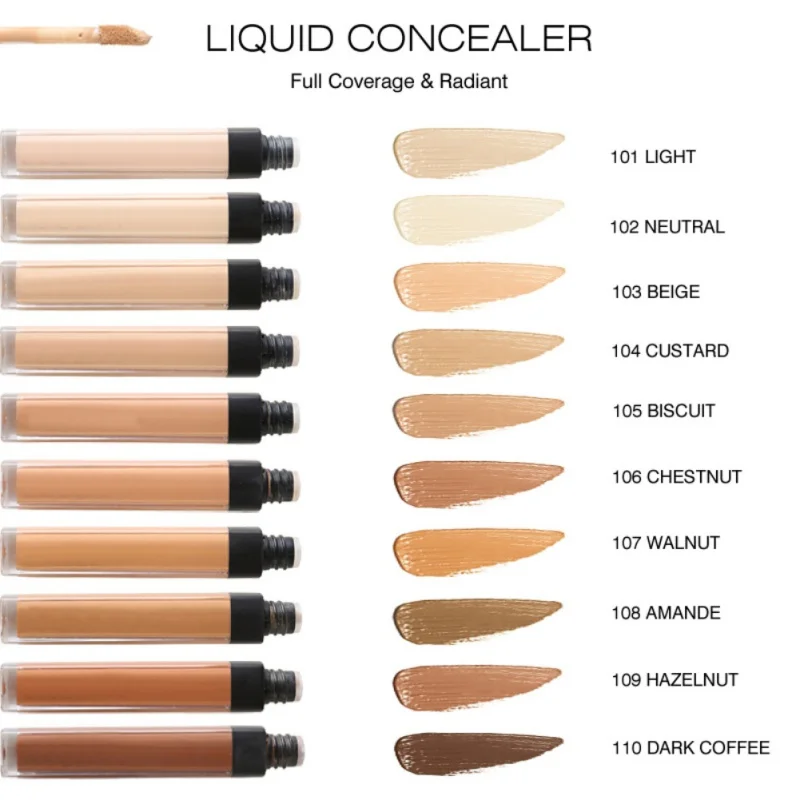 7 Colors Face Liquid Concealer Stick Wrinkle Freckle Dark Circles Pores Cover Pen Moisturizing Foundation Maquiagem Waterproof