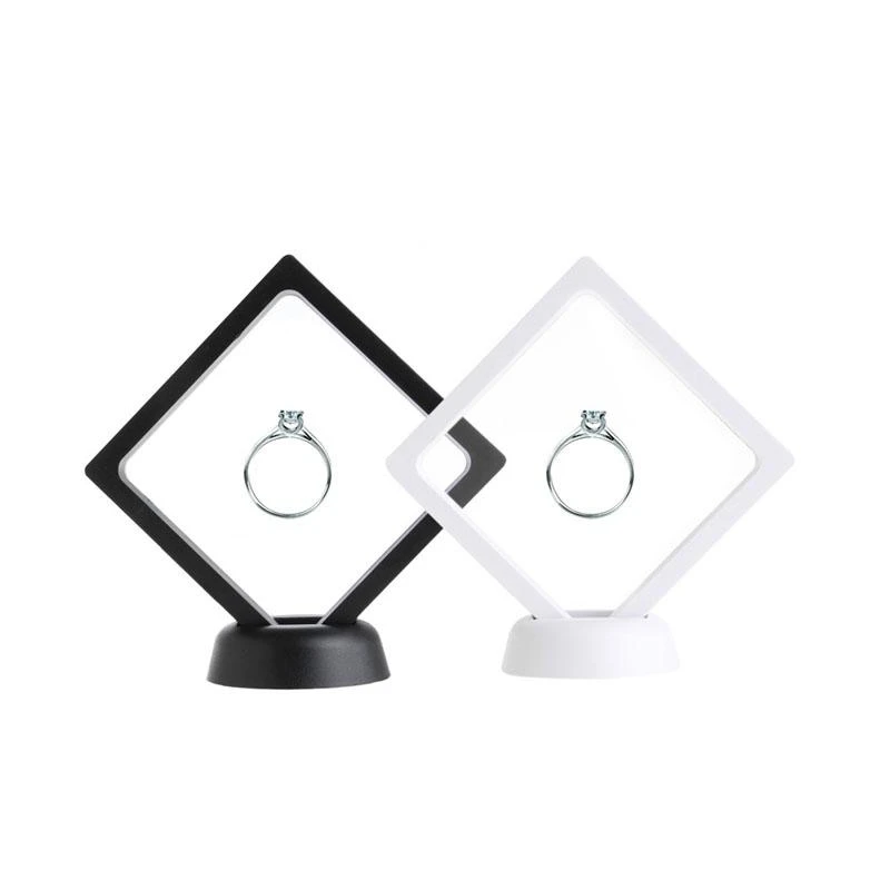 

Jewelry Ring Earrings Bracelet for Protection for Case Membrane Frame Necklace Display Holder Stones Coin Floating Stand