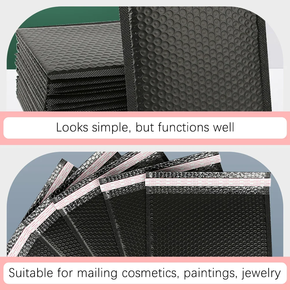 Sobres acolchados de burbujas de 20 piezas, bolsas de envío autoselladas, embalaje protector, bolsas de correo de burbujas para joyería y cosméticos
