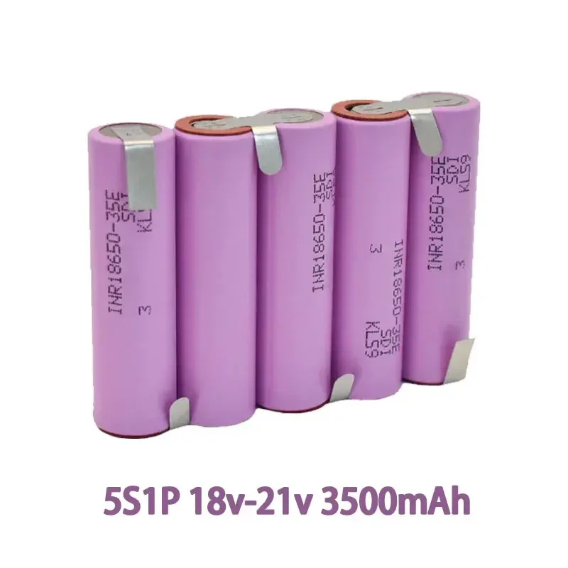 2S1P 3S2P 4S1P 4S2P 5S2P 18650 35E battery pack custom 18650-35E battery welding 3500mAh / 7000mah battery pack 7.4V to 25.2v