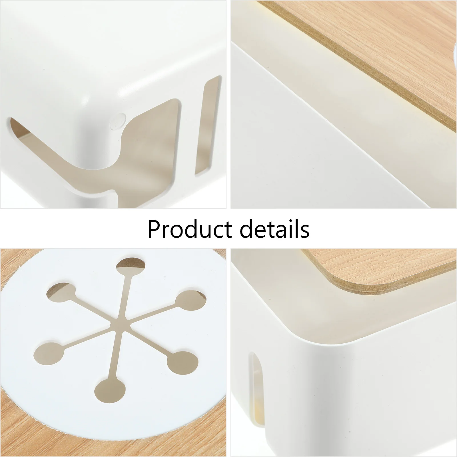 

Multifunctional Power Cord Organizer Box Hidden Socket Cable Storage For Home Office Hotel, Compact Wire Management Box Cord