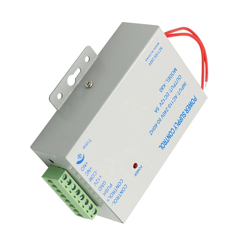 B27B AC Schakelaar Adapter Voor Deursloten DC12V Voeding Controller 100-240V Voor Video-intercom Systemen