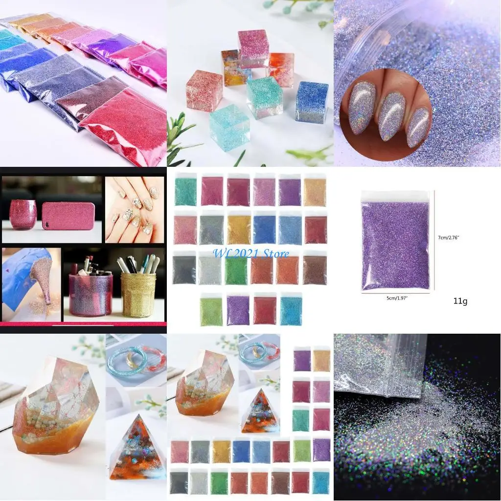 

G5GC 22 цвета блестящая голографическая косметическая праздничная пудра с блестками ремесленные блестки для искусства лицо, для