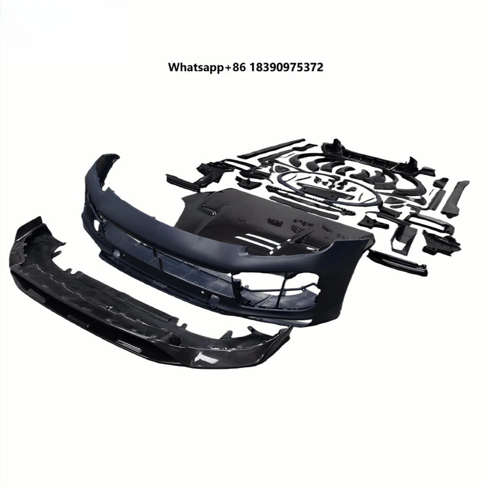 Carbon Fiber Body Kit for Coupe M Style with Large Bumpers Side Skirts Rear Diffuser Modification Accessories