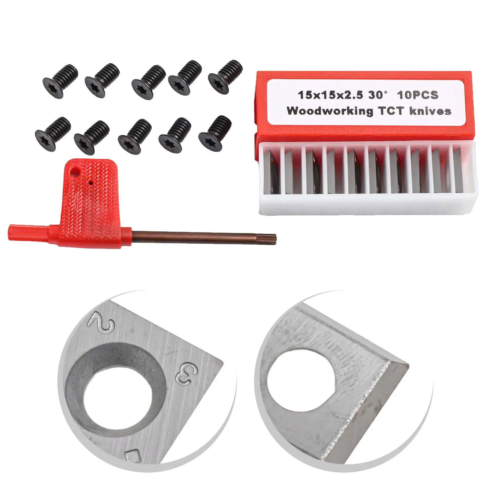 

Square Carbide Blade Milling Cutter 15×15×2.5mm 4R0.5 Woodworking Lathe Tool Home Tools Hot Selling Accessories