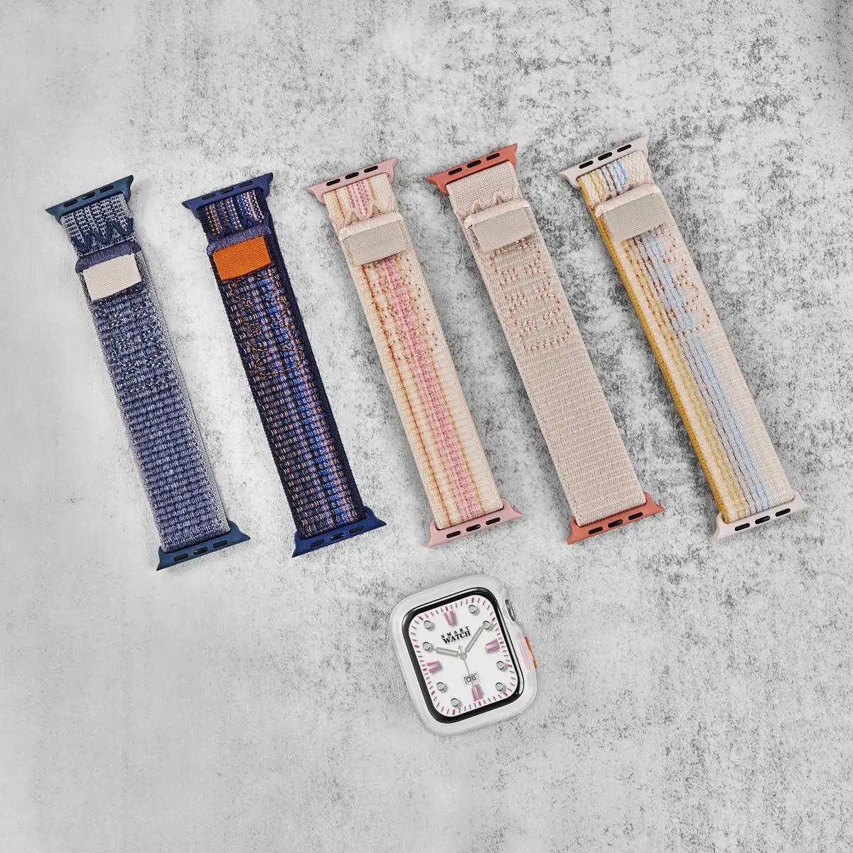 حزام رياضي من النايلون لساعة أبل Ultra3 49mm S11 42/46mm S10 9 8 7 6 5 4 3 سوار حلقة لسلسلة iWatch SE3 Ultra 2 46mm 45m