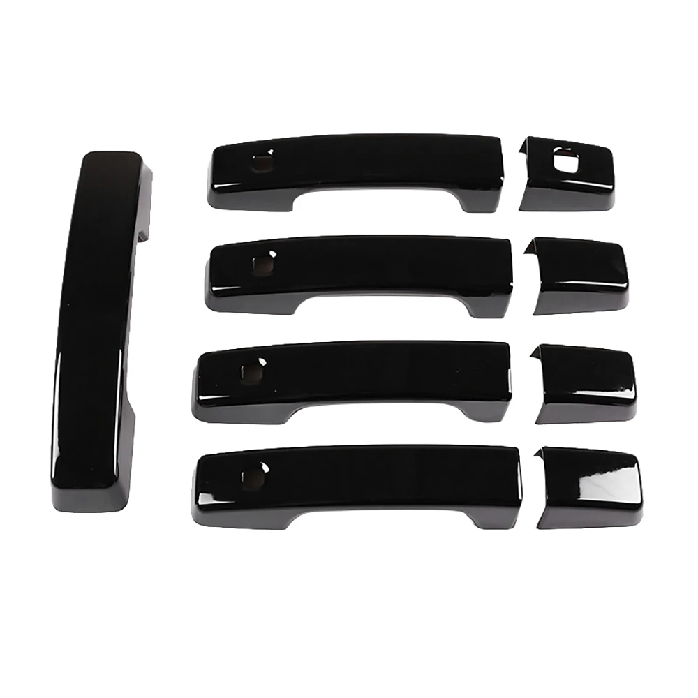 

9Pcs Car Door Handle Trim Sticker Exterior Door Handle Cover for Land Rover Defender 110