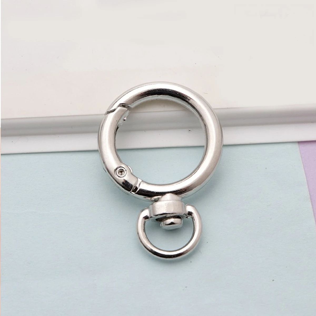 Spring O-Ring Key Hooks, 8/15 Key Rings Set
