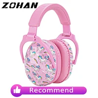 ZOHAN-orejeras de protección para los oídos para niños, orejeras de seguridad para los oídos, auriculares con reducción de ruido de unicornio, cubierta protectora para los oídos para niños