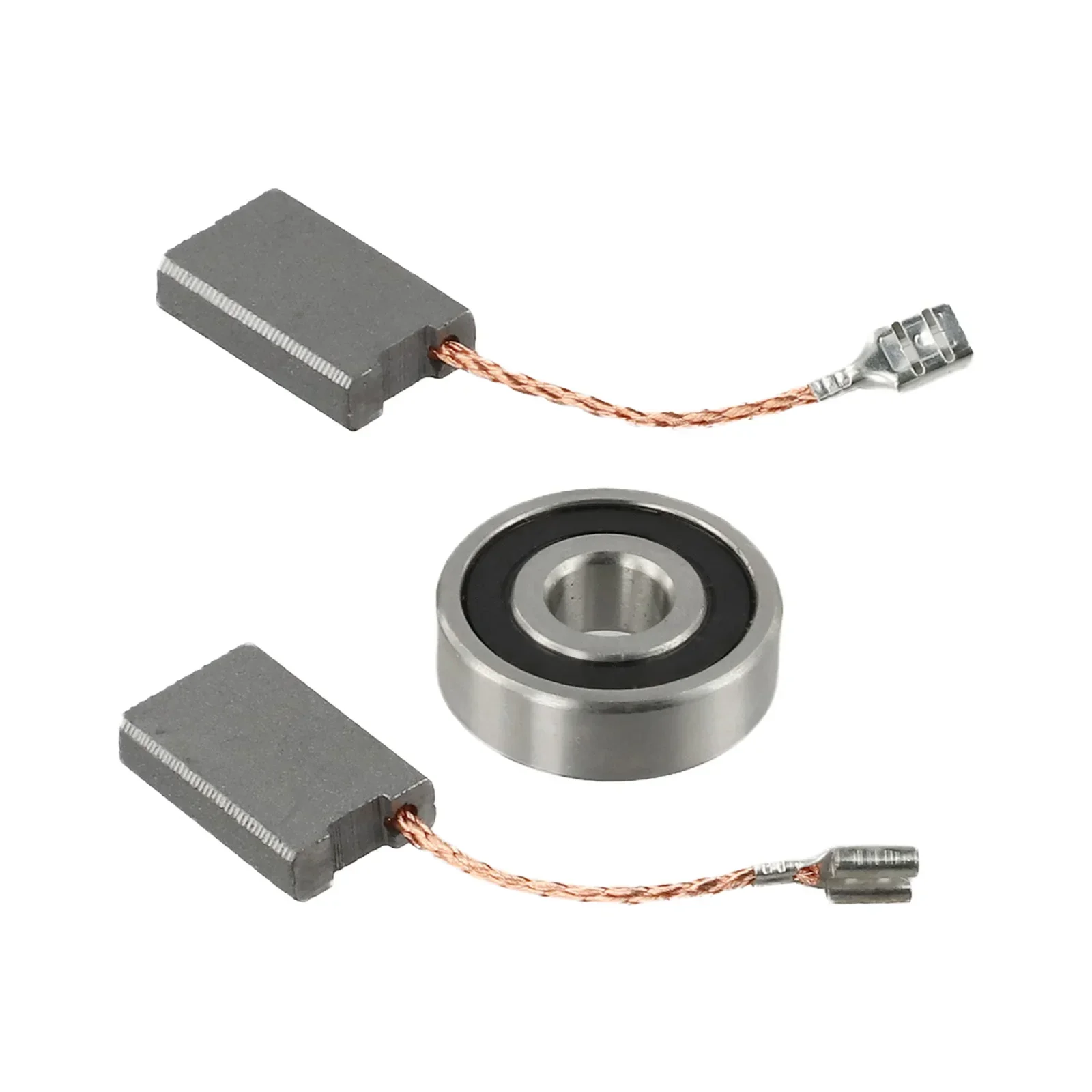 Carbon Brush Rotor Anchor 220-240V 50Hz Fine Workmanship Gray Length 208mm Long Service Life With Bearing New Practical