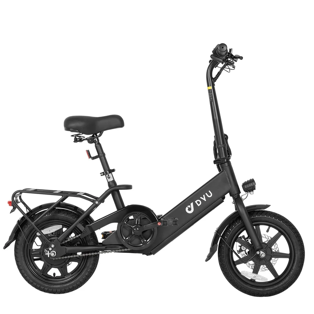 AliExpress NONE DYU C3 Folding ebike 14 inch tire commuter E-bike 250W City Ebike 36V7.5AH Battery Electric Bike