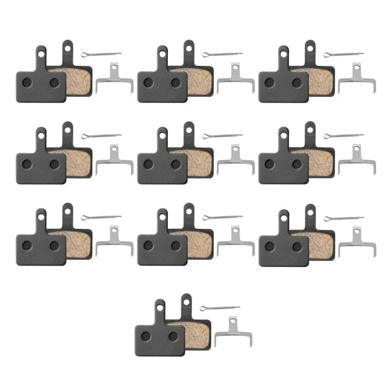 G6DE 10Pair Low Noise Cycling Brake Pad Resin Mountain Bike Brake Pad Replacement Bicycles Disc Brake