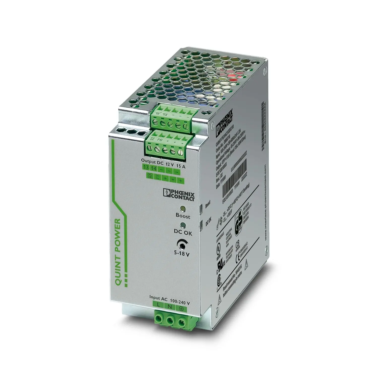 

2866718 QUINT-PS/1AC/12DC/15 Power supply unit
