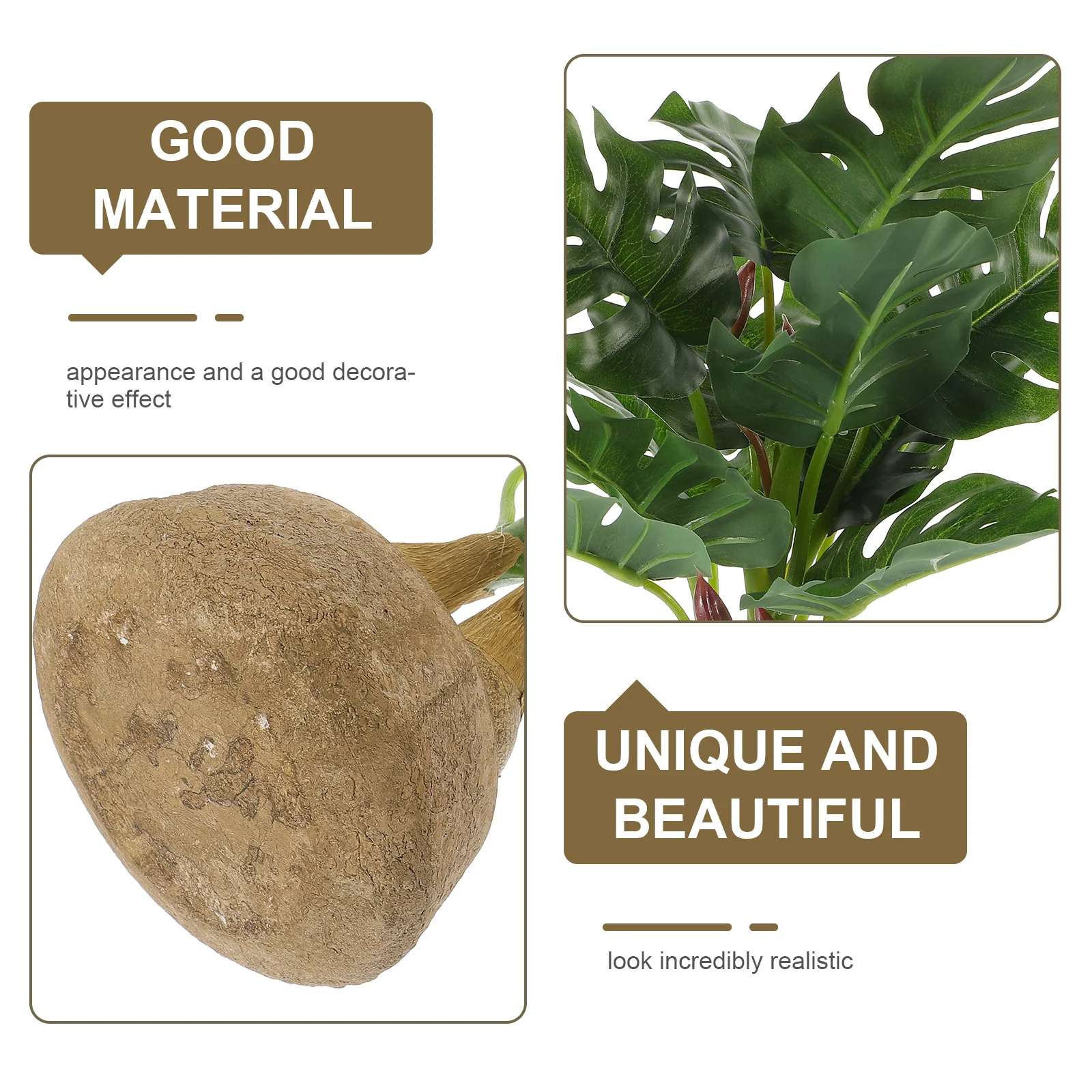

Artificial Plants Home Decor Faux Small Potted Turtle Leaf Stylish Lifelike Texture Office Table Shelves Mini Plants