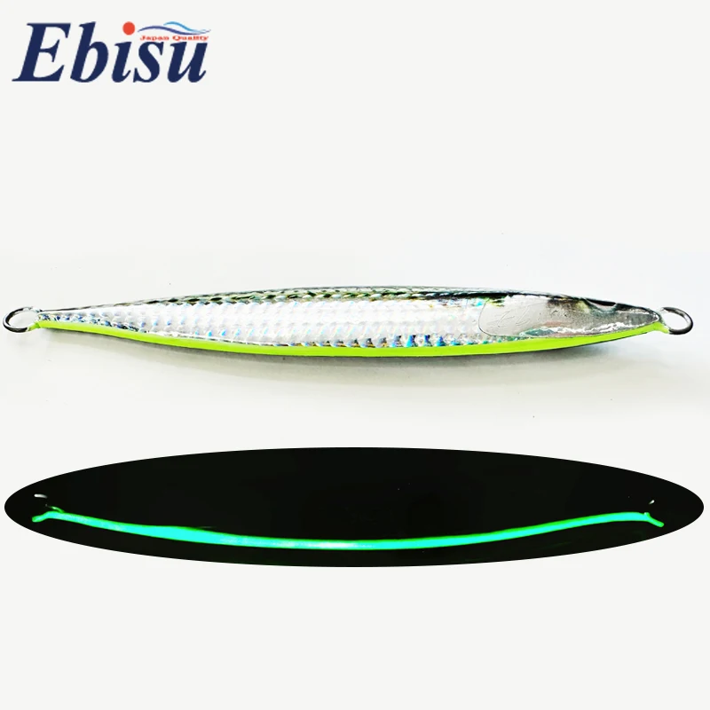 Japan Imported EBISU Iron Plate Fake Bait, Slow-shaking and Fast-pumping Shells, and Spanish Mackerel Huang Jian Lure Bait.