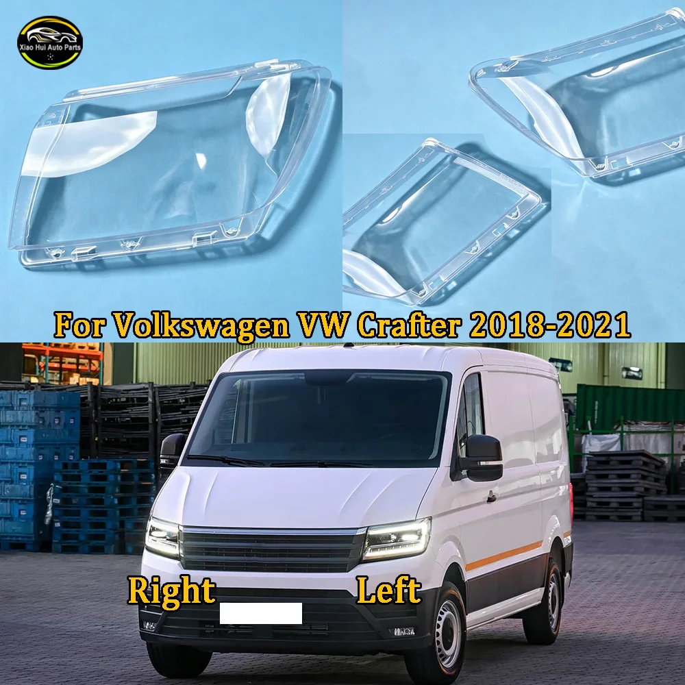 Car front Headlight headlamps transparent lampshade 2018 2019--2021 For Volkswagen VW Crafterlamp shell Headlight Cover lens